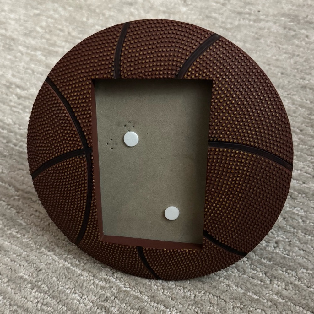 ‘90’s Basketball Shaped Stand-alone Picture Frame